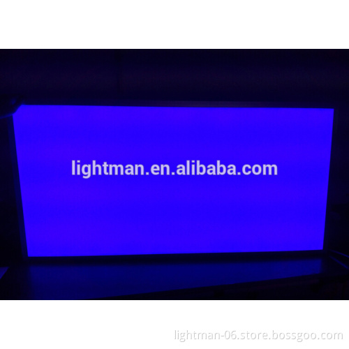 54W 1195x595MM 1200x600 RGB LED drop ceiling light panel